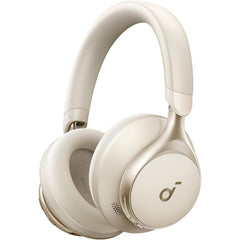 Anker Soundcore Space One, Active Noise Cancelling Headphones, 2X Stronger Voice Reduction, 40H ANC Playtime, App Control, LDAC Hi-Res Wireless Audio, Comfortable Fit, Clear Calls, Bluetooth 5.3 -White