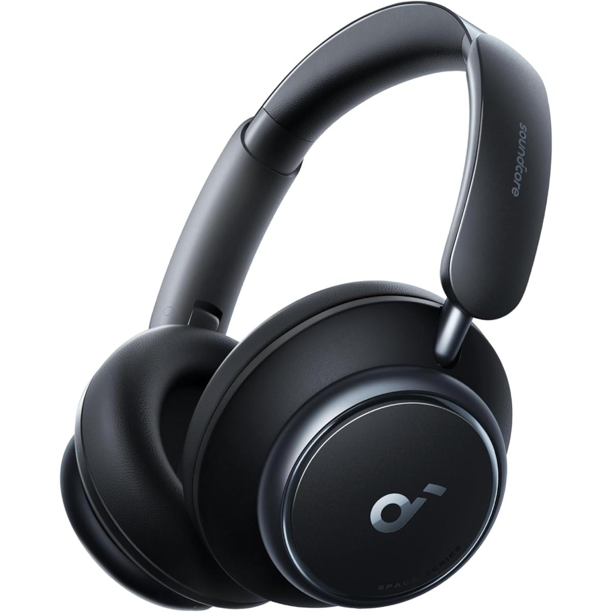 Anker Soundcore Space Q45 Adaptive Aive Noise Cancelling Headphones, Reduce Noise By Up To 98%, 50h Playtime, App Control, Ldac Hi Res Wireless Audio, Comfortable Fit, Clear Calls, Bluetooth 5.3 Black - CompuMe Anker Soundcore Space Q45 Adaptive Aive Noise Cancelling Headphones, Reduce Noise By Up To 98%, 50h Playtime, App Control, Ldac Hi Res Wireless Audio, Comfortable Fit, Clear Calls, Bluetooth 5.3 Black - CompuMe