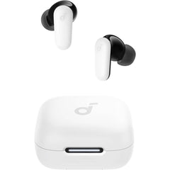 Anker Soundcore R50i NC Earbuds, Strong and Smart Noise Cancelling, Powerful Bass, 45H Playtime, 2-in-1 Case and Phone Stand, IP54, Wireless Earbuds, Bluetooth 5.4 - White