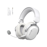 ATTACK SHARK L30Pro Wireless Gaming Headset with 2.4Ghz/BT/Wired, Long Battery Life with Detachable Microphone 7.1 Surround Sound Ultra-Low Latency for PC/PS5/Xbox/Switch/Mobile Silver