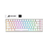 ATTACK SHARK X68MAX HE Wired Rapid Trigger Mechanical Creamy TKL RGB Gaming Keyboard with Full Aluminum CNC,8K Polling,0.005mm Accuracy,Hall Effect Magnetic Switch,NKRO,Driver for PC(White Contour)