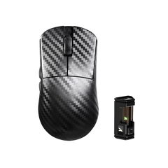 ATTACK SHARK R11 Ultra 8K Carbon Fiber Wireless Gaming Mouse,PAW3950 MAX Sensor,49g Ultra-Lightweight,Nordic 52840 MCU Chip,42000 DPI,Wired/BT/2.4GHz Wirelss Programmable Mouse for PC/Mac(Wave)