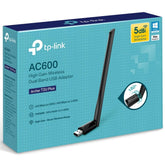 TP-Link Archer T2U Plus AC600 Wireless Dual Band USB Adapter w/ High Gain Antenna For Best Wireless Range (2.4Ghz Up To 200mb/s) (5GHz Up To 433mb/s) | Archer T2U Plus AC600 |