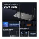 Tp-link Archer BE220, BE3600 Dual-Band Wi-Fi 7 Router, TP-Link BE3600 WiFi 7 Dual-Band Wireless Router, Up to 3.6Gbps Speeds, Full Gigabit WAN/LAN Ports, 4 External Antennas, EasyMesh