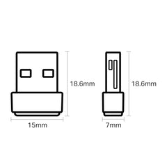 TP-Link Archer T2U Nano AC600 Wireless USB Adapter – Dual-Band