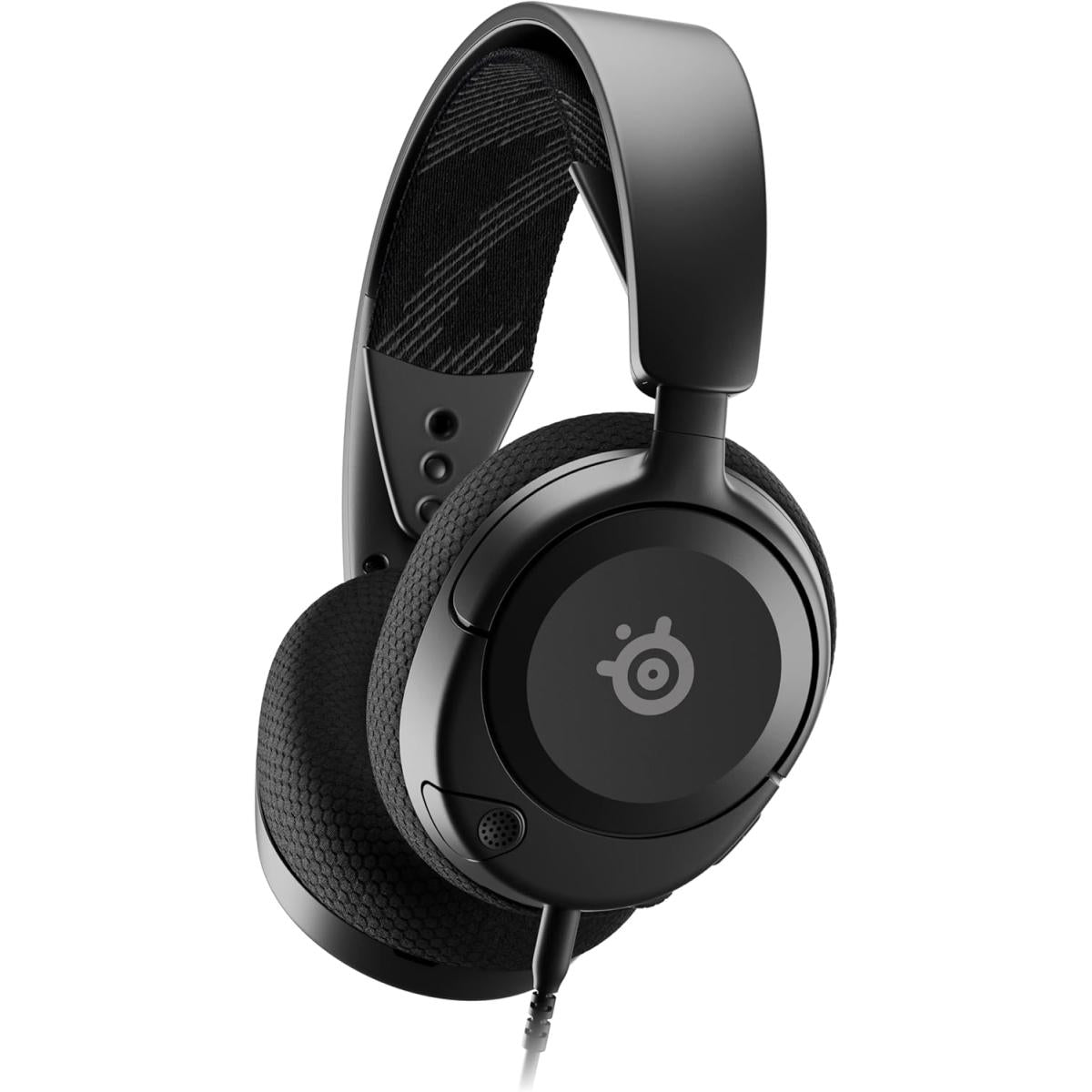 SteelSeries Arctis Nova 1 (Black) Wired 3.5mm Gaming Headset w/ Hi-Fi Driver Surround Spatial Audio Ultra Lightweight Design w/ Noise-Cancelling Mic For PC, Mac, PS5/PS4, Switch, Xbox | Arctis Nova 1 (Black) | SteelSeries Arctis Nova 1 (Black) Wired 3.5mm Gaming Headset w/ Hi-Fi Driver Surround Spatial Audio Ultra Lightweight Design w/ Noise-Cancelling Mic For PC, Mac, PS5/PS4, Switch, Xbox | Arctis Nova 1 (Black) |