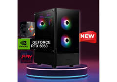 CompuMe 22 Gaming Desktop | AMD Ryzen 5 5600 6 Core , NVIDIA RTX 5060 8GB Graphics Card, 16 DDR4 3600Mhz Kingston Beast RGB , 1TB NV3 SSD