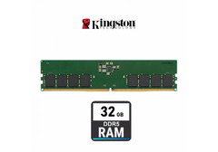 Kingston Ram 32GB DDR5 5600MT/s Non-ECC Unbuffered DIMM CL46 2Rx8 1.1V