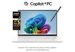 NEW Laptop ASUS Zenbook S 16 AMD Ryzen™ AI 9 HX 370 Processor AMD Ryzen™ AI Up to 80 TOPS 16" OLED 3K Touch with Pen - Scandinavian White