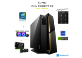 MSI MEG Trident X2 Gaming Desktop Intel Core i9 14900KF Processor 24-Cores NVIDIA GeForce RTX 4080 SUPER Ventus 16GB GDDR6X 3X With HMI Touch Dashboard