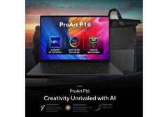 Laptop ASUS ProArt P16 AMD Ryzen™ AI 9 HX 370 Processor XDNA™ NPU up to 50TOPS NVIDIA GeForce RTX 4070 8GB GDDR6 16" 4K OLED 500nits HDR Touch - Nano Black
