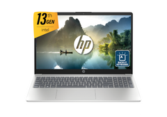 HP Laptop 15-fd0146ne 13th Gen Intel® Core™ i7-1355U 10-Cores,16 GB DDR4 (Customized), 15.6" FHD IPS Micro Edge - Natural Silver