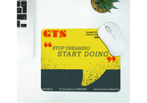 CompuMe Mouse Pad Mat with Non-Slip Size 21cm x 26cm Rubber Base for Computer Laptop