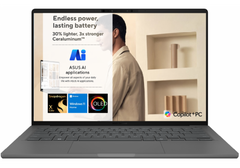 ASUS Zenbook 14 OLED NEW Snapdragon® X Elite X1E 78 100 Processor Qualcomm Adreno GPU 16GB LPDDR5X Huge-Battery 14" FHD+ OLED Windows 11 Home - Iceland Gray