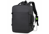 Medium Travel Backpack, Carry On Backpack, Flight Approved Fit Up to 17.3" Laptop - Black