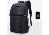 DTBG D-8226W Waterproof Backpack With USB Charging Port for Laptop Up to 17" - Black