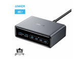 Anker Prime A2683 – 200W GaN Desktop Charger, 6 Ports (4×USB‑C + 2×USB‑A), Ultra‑Powerful Multi‑Device Charging Station, Smart Safety System - 18 Months Warranty