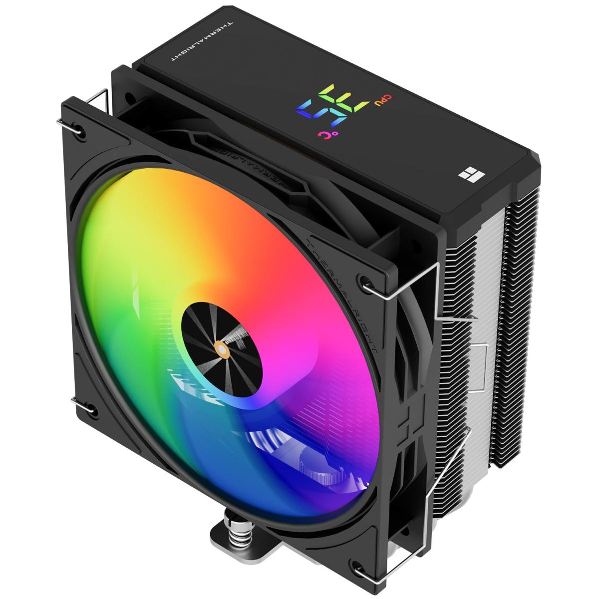Thermalright Assassin X 120 R Digital ARGB BLACK CPU Air Cooler, Single Tower w/ 4x 6mm Heat Pipes & High Performance Single Fan | Assassin X 120 R Digital ARGB BLACK | - CompuMe Thermalright Assassin X 120 R Digital ARGB BLACK CPU Air Cooler, Single Tower w/ 4x 6mm Heat Pipes & High Performance Single Fan | Assassin X 120 R Digital ARGB BLACK | - CompuMe