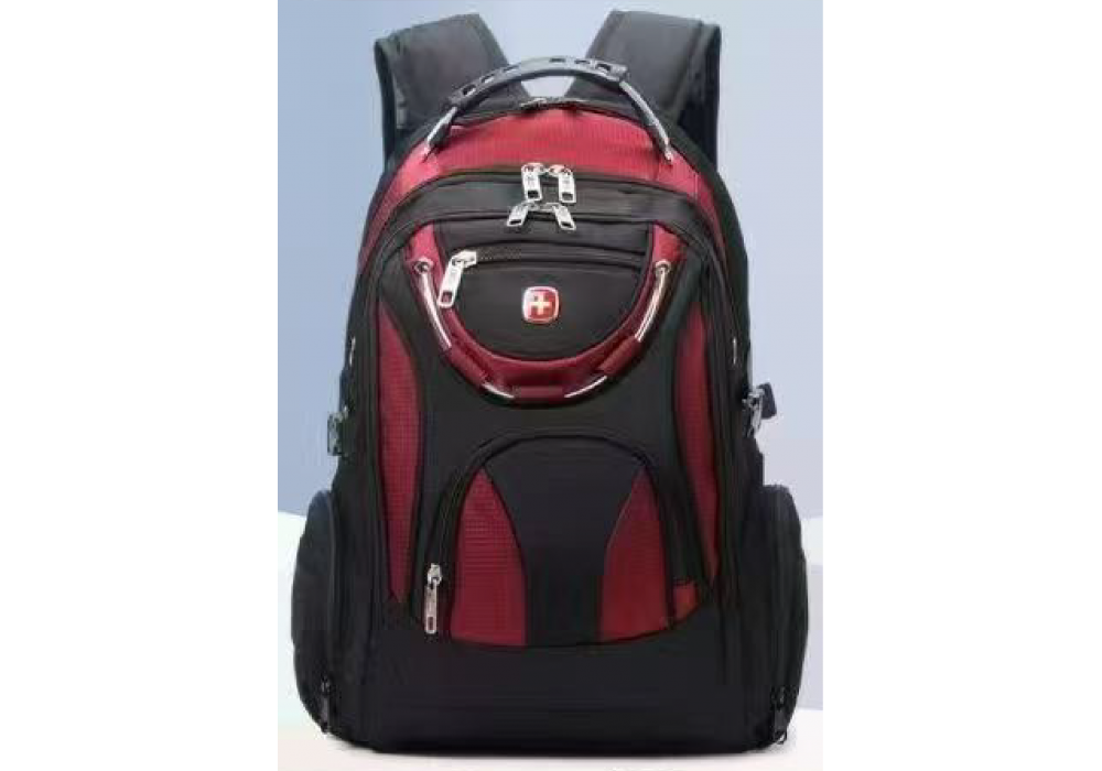 Backpack Large Capacity Expandable Backpack Multifunction USB Charging Business Bag For Laptop Up to 17.6" - Black & Blue Backpack Large Capacity Expandable Backpack Multifunction USB Charging Business Bag For Laptop Up to 17.6" - Black & Blue