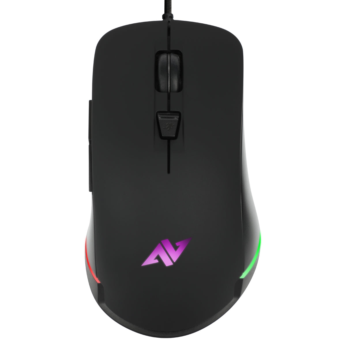 ABKONCORE ASTRA AM8 RGB 4Steps Sensitivity UpTo 3200DPI Gaming Mouse W- Optical Sensor & Macro-Able 7 Keys 1.8m Cable - AM8 -