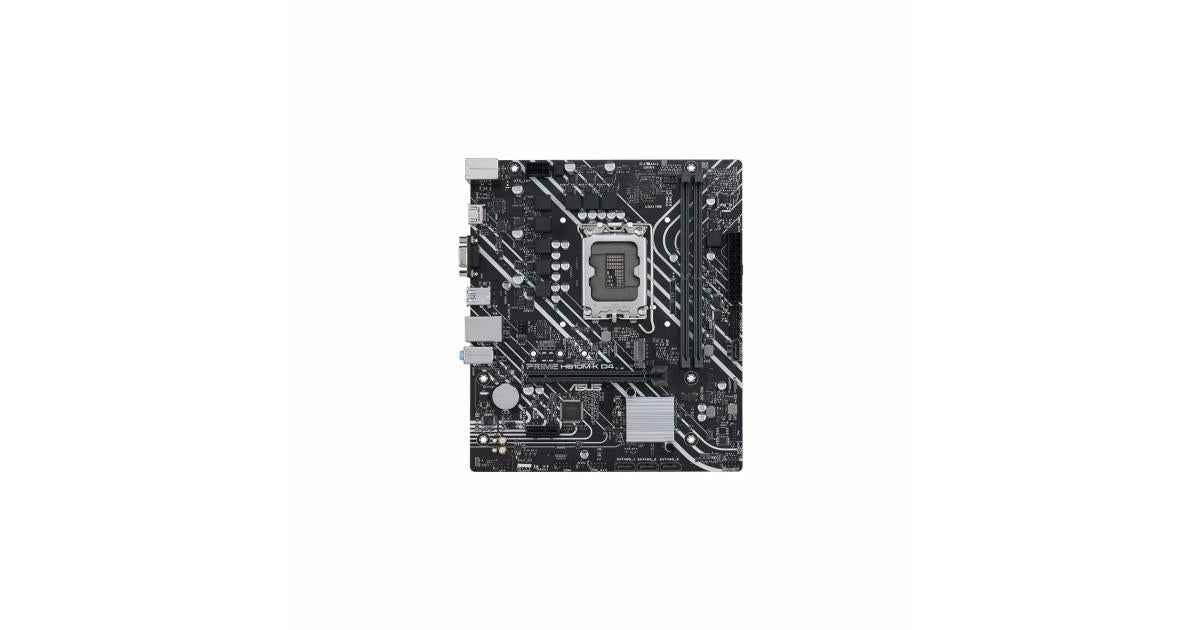 ASUS PRIME H610M-K D4 Intel 12th Gen Motherboard PCIe 4.0 DDR4 1xM.2 slots USB 3.2 Gen 1