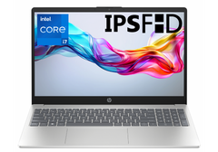 HP Laptop 15-fd0146ne 13th Gen Intel® Core™ i7-1355U 10-Cores,16 GB DDR4 (Customized), 15.6" FHD IPS Micro Edge - Natural Silver