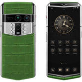 Vertu Agent Q Alligator – Luxury Ai Smartphone 6.02" Amoled 120hz Display, Snapdragon 8 Elite Chipset, 16gb + 1tb Storage, 50mp Camera, Dual Satellite Secure Design (bamboo Green)