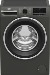 B3WFU4942ESMG Beko Washing Machine, 9 Kg, Silver, 1400 Cycles
