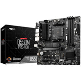 MSI B550M PRO-VDH, AMD AM4 RYZEN 5000, 4000, 3000 Series /DDR4/PCIe 4.0/2xM.2 - mATX Motherboard | B550M PRO-VDH |