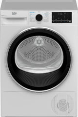 Beko Dryer 8 Kg Inverter Heat Pump IronFinish A+++ White