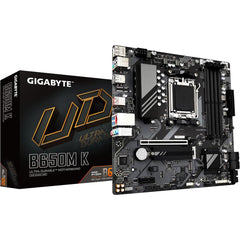 GIGABYTE B650M K AMD RYZEN Series AM5/DDR5/PCIe 5.0/2xM.2 - mATX Gaming MotherBoard | B650M K |
