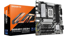 GIGABYTE B860M DS3H Intel Core Ultra (Series 2), LGA 1851/DDR5/PCIe 5.0/2xM.2 - mATX Gaming MotherBoard