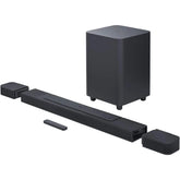 JBL BAR 1000 7.1.4-CH Soundbar with Speakers & Wireless Subwoofer, BT 5.0/ USB, Wi-Fi with AirPlay, DTS X & Multibeam, 880W Output Power, HDMI eARC with 4K Pass, Black