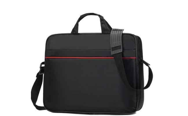 Business Red Line Laptop Bag Briefcase Bag Laptop Korean Fashion Large Capacity Laptop Bag