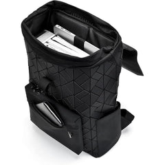 Shock Absorbing Waterproof Laptop Backpack with shoulder strap 15.6” -Black