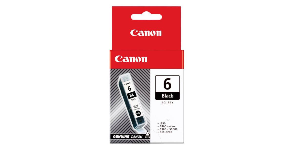 Canon BCI6BKInk / Inkjet Cartridge Black (Original) - CompuMe