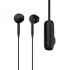 WiWU BE313 Bluetooth Wired Earphone with strong Magnetic Clamp Sports Earbuds Stereo Sound HiFi Wired Headphone with Mic Up to 11 Hours - Black