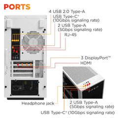 HP OMEN 35L Gaming PC (DT GT16-0344) (Pre-Built System) AMD Ryzen 7 8700F // RTX 5060 Ti 16GB // 16GB RAM DDR5 // 1TB M.2 NVME SSD // Win 11 Home + LAN + Wifi 6 + Bluetooth 5.3 - PC Brand