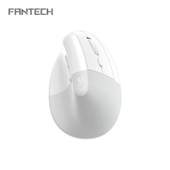 Fantech W195r Go Comfy Vertical Ergonomic Wireless & Bluetooth Mouse White