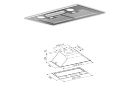 Bloomatic Built-In Hood 80 Cm