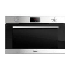 Blumatic 90cm Built In Gas Oven with 2 Convection Fans - Stainless Steel