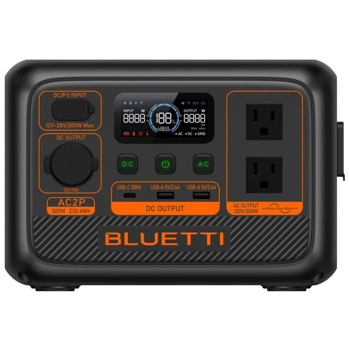 BLUETTI - AC2P Ultra - lightweight Portable Power Station Designed for Outdoor Activities