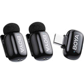 Boya Mini 23 Wireless Lavalier Microphone For Android/iphone 15/16,usb C Plug & Play, 328ft 6h Battery, 3 Level Ai Noise Reduion,ai Voice Changer For Youtube/tiktok/recording (2tx+1rx,no Charging Case)