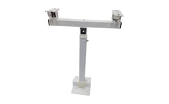 Aluminum Alloy Adjustable Ceiling Camera Bracket From 30cm To 60cm For Two Cameras