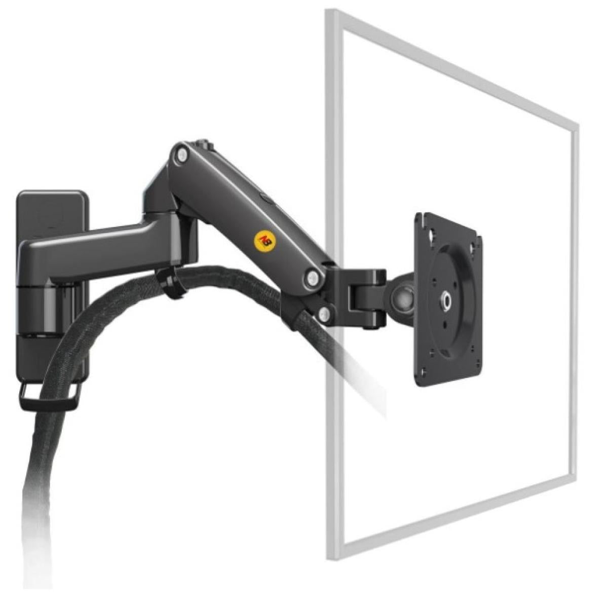 North Bayou (NB F150) Ergonomic Wall Mount Single Monitor Arm, Up To 17-35" Size & 3-12kg Weight, Vesa 75mm x 75 mm To 100mm x 100mm Mounting Hole | F150 | North Bayou (NB F150) Ergonomic Wall Mount Single Monitor Arm, Up To 17-35" Size & 3-12kg Weight, Vesa 75mm x 75 mm To 100mm x 100mm Mounting Hole | F150 |