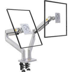NB North Bayou G32 22" to 32" Adjustable Dual Monitor Stand Gas-Spring Desk Mount (2-15kgs)