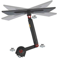 NB North Bayou H100 17" to 30" Adjustable Universal Monitor Arm Gas-Spring Desk Mount