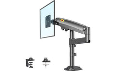 NB North Bayou H100 17" to 30" Adjustable Universal Monitor Arm Gas-Spring Desk Mount