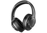 Abingo BT80 Wireless Over-Ear Headphones – Bluetooth V5.1, 40mm Drivers, Deep Bass, Zinc Alloy Build, 20-Hour Playtime, Foldable – Black
