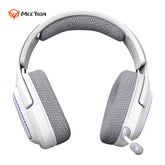 Meetion BTH012 Three-Mode 2.4G Wireless Bluetooth & Wired Gaming Headset -White